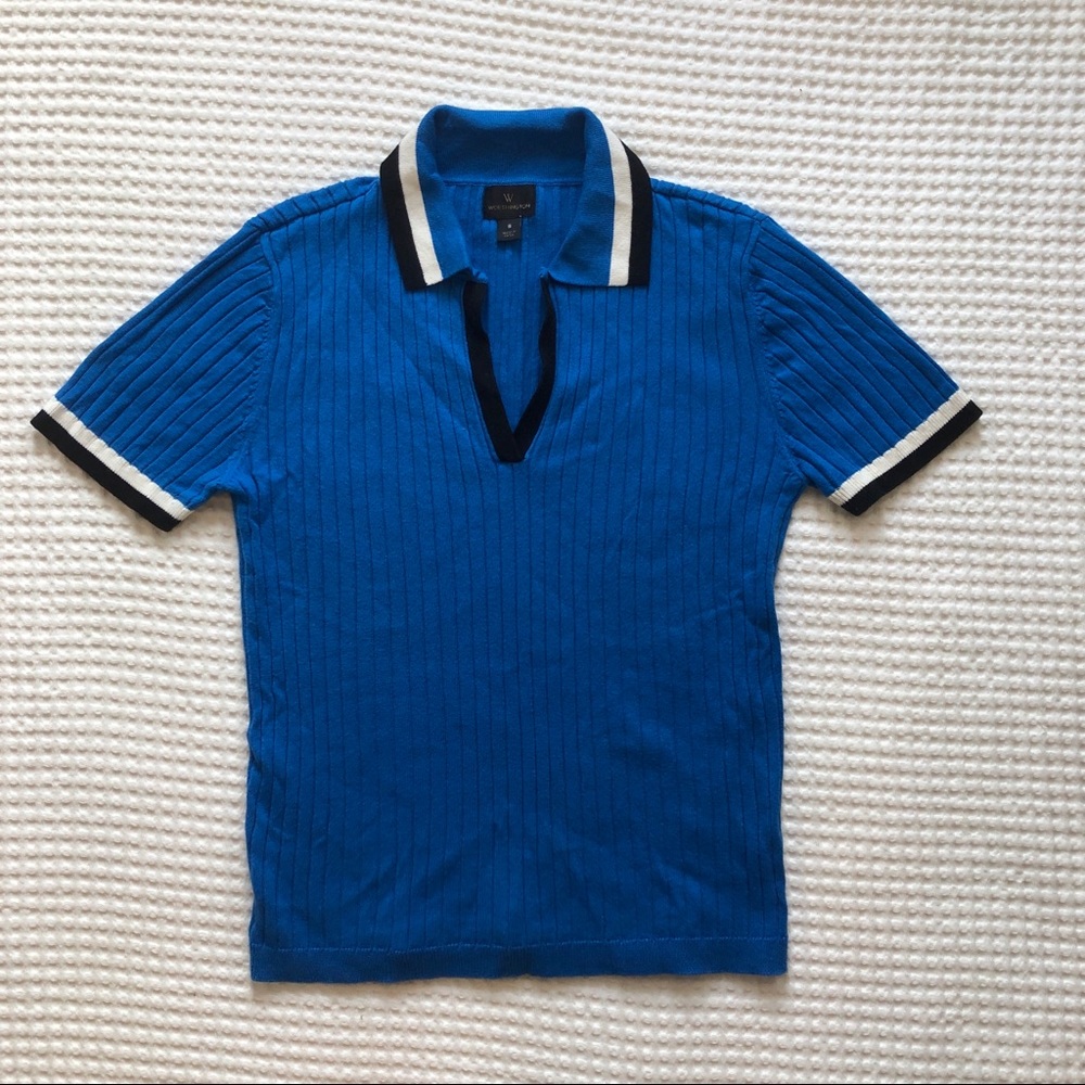 70s Style Ribbed Shirt